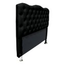 Ver imagem 2 de Cabeceira Super King para Cama Box Casal Agnes - Suede - Sv Decor:preto