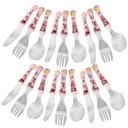 Ver imagem 5 de 12 Jogos de Talheres Minnie Garfo Faca Colher Inox Disney Infantil Rosa Simonaggio