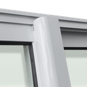 Ver imagem 5 de Porta Correr 4 Folhas Moveis 210 x 240 Elite c/Fecho Autom V.Liso Branco Brimak