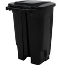 Ver imagem 4 de Cesto de Lixo com Pedal 100l Tramontina Preto Lixeira Plástica Grande Modelo T-force