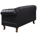 Ver imagem 4 de Namoradeira Chesterfield Duque 2 Lugares em Couríssimo Preto