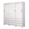 Guarda-Roupa Casal 3 Portas 9 Gavetas Hércules - 3