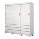 Ver imagem 3 de Guarda-Roupa Casal 3 Portas 9 Gavetas Hércules