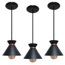 Ver imagem 2 de Kit com 03 Luminárias Pendente - Ideal para Balcão de cozinha Americana, Bancada, Área Gourmet