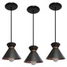 Kit com 03 Luminárias Pendente - Ideal para Balcão de cozinha Americana, Bancada, Área Gourmet - 1