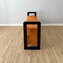 Ver imagem 5 de Rack para TV Linea de Madeira Pinus com 3 Gavetas Carvalho e Preto
