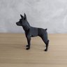 Pinscher Geométrico Decorativo - Preto - 2
