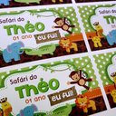 Ver imagem 2 de Cartela Com 10 Adesivos Iguais Em Vinil 6x6cm Copo E Caneca