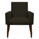 Ver imagem 1 de Poltrona Decorativa Nina Cadeira Escritório Recepção:marrom