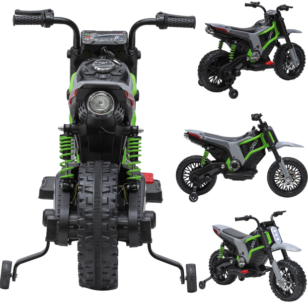 Mini Motocross Elétrica Infantil Zippy Toys Zs Verde12v