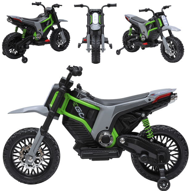 Mini Motocross Elétrica Infantil Zippy Toys Zs Verde12v