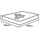 Ver imagem 5 de Lençol Queen Casal 400 Fiosfluence Branco com Caki 4pçs