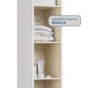 Ver imagem 6 de Guarda-Roupa Modulado 1 Porta Infinity Branco/Line/Blush