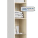 Ver imagem 5 de Guarda-Roupa Modulado 1 Porta Infinity Branco/Blush