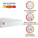Ver imagem 3 de Colchão Casal Molas Ensacadas Real Pillow Top 138x188x27cm Branco Inducol até 130kg por Pessoa
