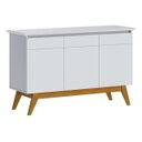 Ver imagem 1 de Buffet Classic Luxo 3P Branco Acetinado