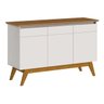 Buffet Classic Luxo 3p Off-white/freijó - 1