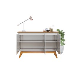 Buffet Classic 3P Imcal 66833 Off White Nature Pé Madeira - 2