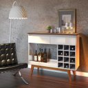 Ver imagem 3 de Aparador Bar com Adega 12 Nichos 2 Gavetas Classic Retrô Imcal