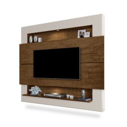 Painel com Luzes Led para Tv até 55 Polegadas Monterrey 160 Malbec/off White - 2