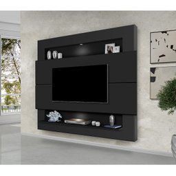 Painel com Luzes LED para TV até 55 Polegadas Monterrey 160 Preto - 1