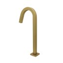 Ver imagem 4 de Torneira Pia Banheiro Lavatório Bancada Quadrada Alta Dourado Gold Fosco 1/4 de Volta Luxo