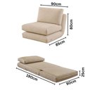 Ver imagem 3 de Sofá Cama Dora 1 Lugar 90 cm Solteiro Talento Móveis