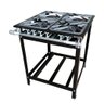Fogão Profissional Industrial 4 Bocas com Chama Mista Dupla e Simples 30x30 para Panelas Grandes Seb - 3