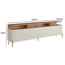 Ver imagem 3 de Rack Sala 4 Portas Brise Mdf L220 X A65cm