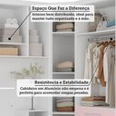 Ver imagem 5 de Quarto Modulado Casal de Canto com Guarda-roupas Maleiro e Cabeceira Alpes Master Luciane Móveis