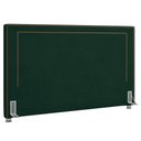Ver imagem 1 de Cabeceira Cama Box Casal Queen 160cm Mali P02 Veludo Verde Musgo - Mpozenato
