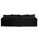 Ver imagem 5 de Sofá sem Caixa Retrátil Reclinável 2,30m Catarina Veludo Preto Rover & Beato