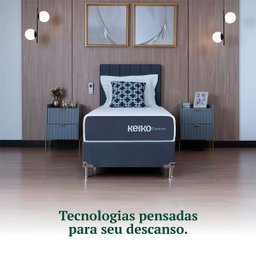 Colchão Solteiro D33 Connect Aplicativo Massageador 25x88x188 Keiko Colchões - 2