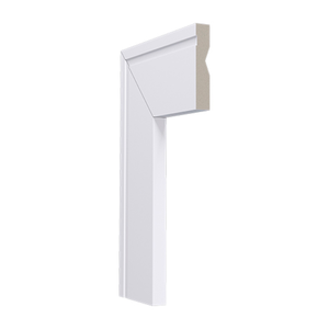 Guarnição Poliestireno Branco 7cm Lev72 Santa Luzia