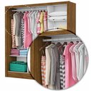 Ver imagem 5 de Guarda-Roupa Dubai Sem Espelho Freijó/Branco Carioca Móveis