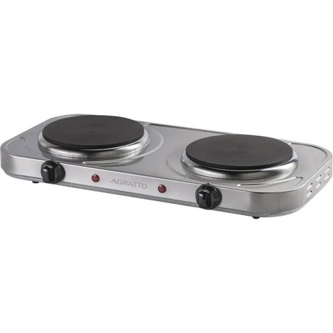 Fogão Elétrico de Mesa 2 Pratos 2000w 127v Fm-01 Agratto