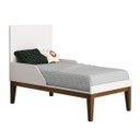 Ver imagem 2 de Berço Mini Cama Retrô Square com Pés em Madeira - Branco