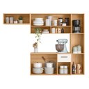 Ver imagem 3 de Cozinha Compacta Suspensa 6 Portas 1 Gaveta Charlote