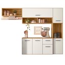 Ver imagem 2 de Cozinha Compacta Suspensa 6 Portas 1 Gaveta Charlote