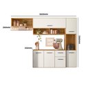 Ver imagem 4 de Cozinha Compacta Suspensa 6 Portas 1 Gaveta Charlote