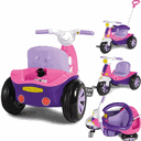 Ver imagem 2 de Carrinho de Passeio e Pedal para Bebe Calesita Velomoto Rosa