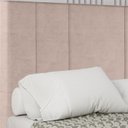 Ver imagem 6 de Cabeceira Solteiro 88 cm Madrid Veludo Rose Soon