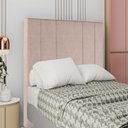 Ver imagem 7 de Cabeceira Solteiro 88 cm Madrid Veludo Rose Soon