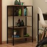 Estante Industrial Baixa Para Livros Itatiaia Castanho - 1