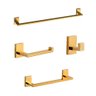 Kit Acessorios Slim Luxury Gold 4 Pecas - Ouse Metais - 1