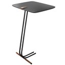 Ver imagem 1 de Mesa Apoio Lateral para Sofá Lisboa Pé Preto LarFlex:Laca Concreto