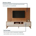Ver mais imagens de Conjunto Painel e Rack Vertex 237cm MDF Mavaular Móveis