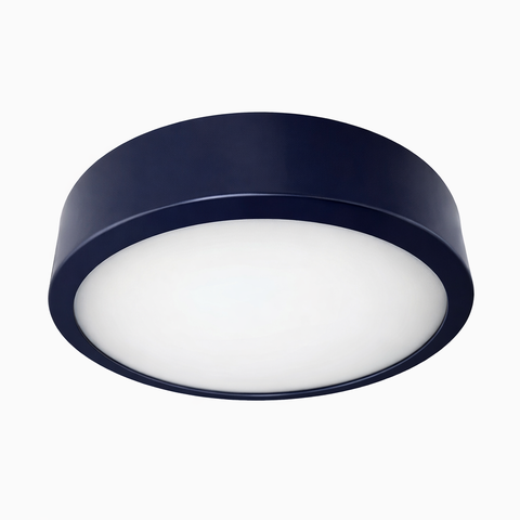 Plafon D250 Aluminio Teto e27 2 Luzes Lumini Lab - Grafite Brilhante
