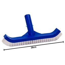Escova Curva Mini para Limpeza de Piscina Brustec com Cerdas de Nylon para Piscinas de Fibra e Vinil - 3