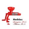Conjunto 6 Moedor Manual Molho de Tomate Caseiro Ideal Pizza - 5
